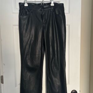 Liverpool Hannah Flair Cropped Eco Leather pants